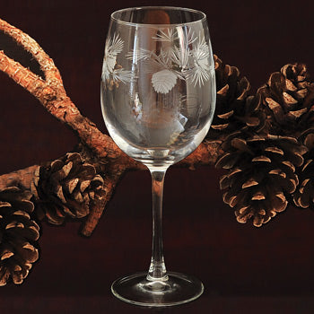 Pinecone Glassware - 19 oz. Large Wine Glass