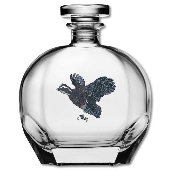 Kevin's Round Glass Decanter-QUAIL-Kevin's Fine Outdoor Gear & Apparel
