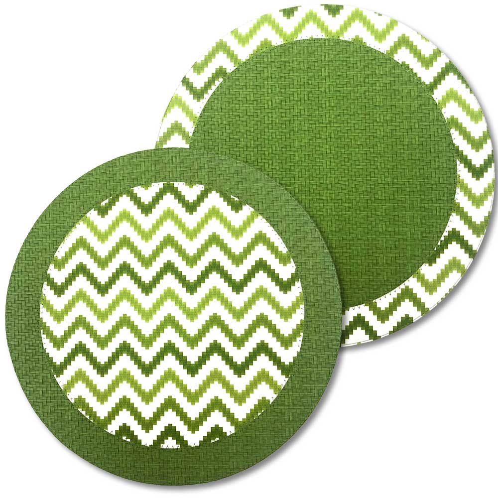 Ripple Mats Set of 4-HOME/GIFTWARE-ROUND-GRASS-Kevin's Fine Outdoor Gear & Apparel