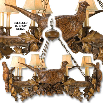 Pheasant Chandelier