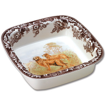 Spode Hunting Dog Oven To Table Square Dish
