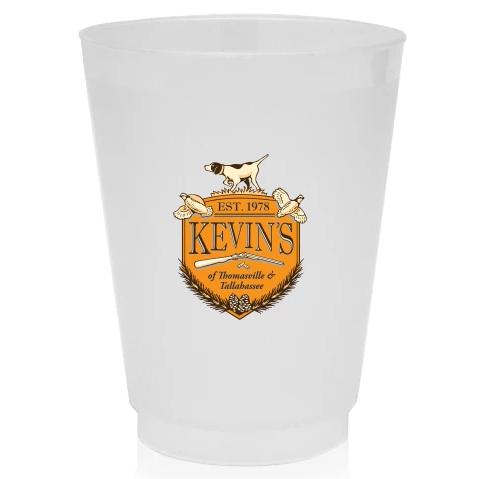 Kevin's Custom 16 oz Frosted Shatter Proof Cups (8 Pack)-HOME/GIFTWARE-Alexa Pulitzer-KEVIN'S SEAL-Kevin's Fine Outdoor Gear & Apparel