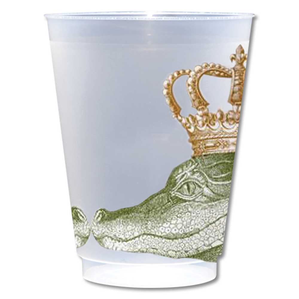 Kevin's Custom Shatterproof 16 oz Cups (8 pack)-HOME/GIFTWARE-Alexa Pulitzer-KISSING GATOR-Kevin's Fine Outdoor Gear & Apparel
