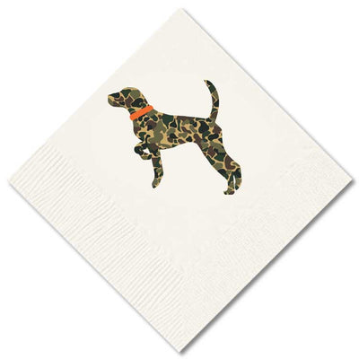 Kevin's Custom Cocktail Napkins-HOME/GIFTWARE-Alexa Pulitzer-CAMO POINTER-Kevin's Fine Outdoor Gear & Apparel