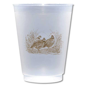 Kevin's Custom Frosted Shatterproof Cups-HOME/GIFTWARE-Alexa Pulitzer-ELEGANT QUAIL-Kevin's Fine Outdoor Gear & Apparel