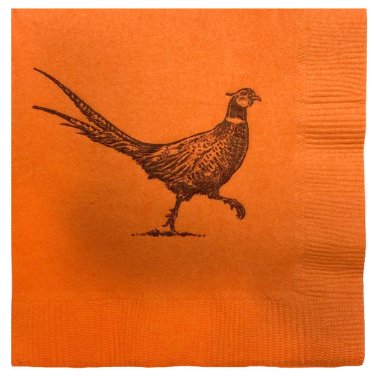 Kevin's Custom Cocktail Napkins-HOME/GIFTWARE-PHEASANT STRUT-Kevin's Fine Outdoor Gear & Apparel