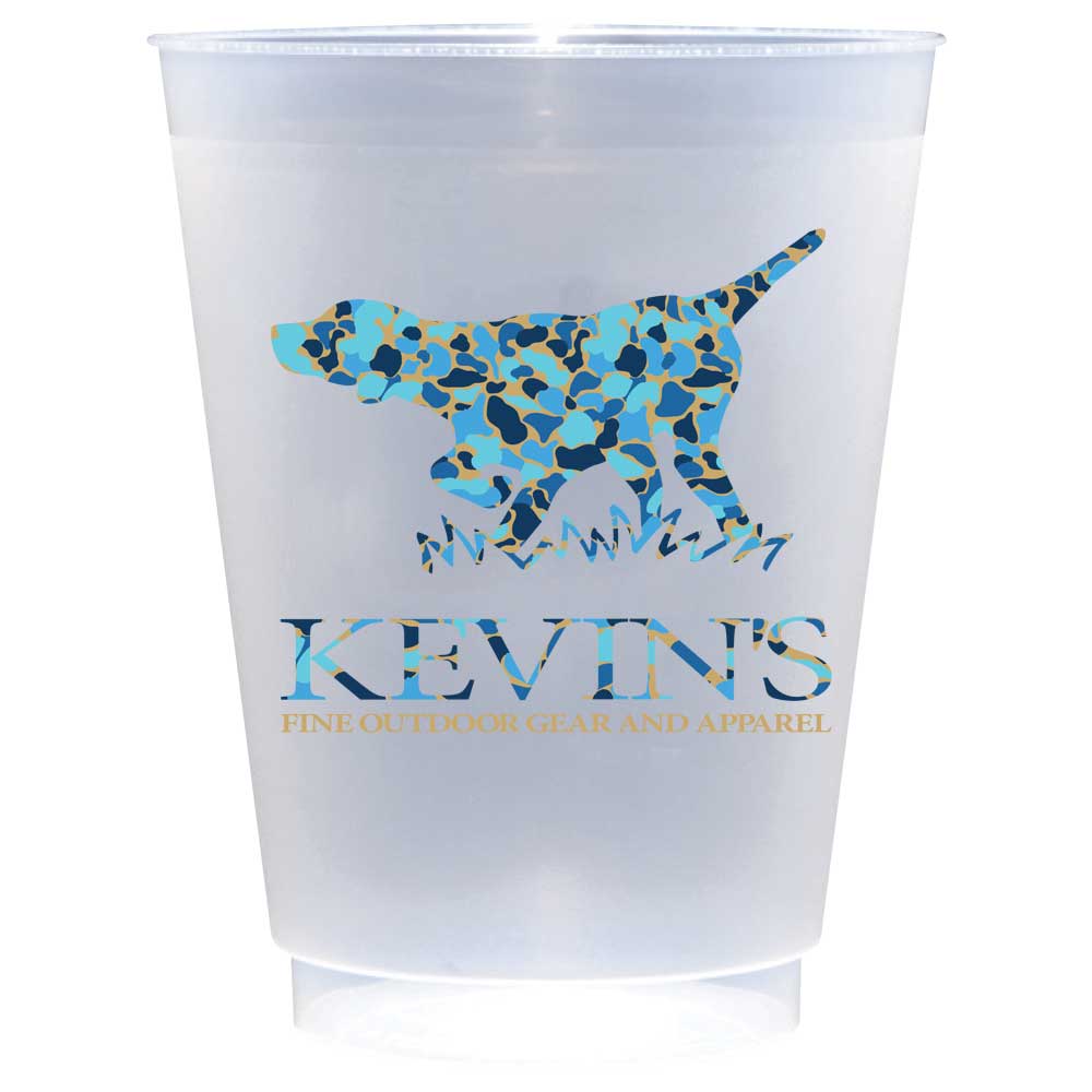 Kevin's Frosted Shatterproof 16oz Cups-BLUE CAMO PREPSTER-Kevin's Fine Outdoor Gear & Apparel