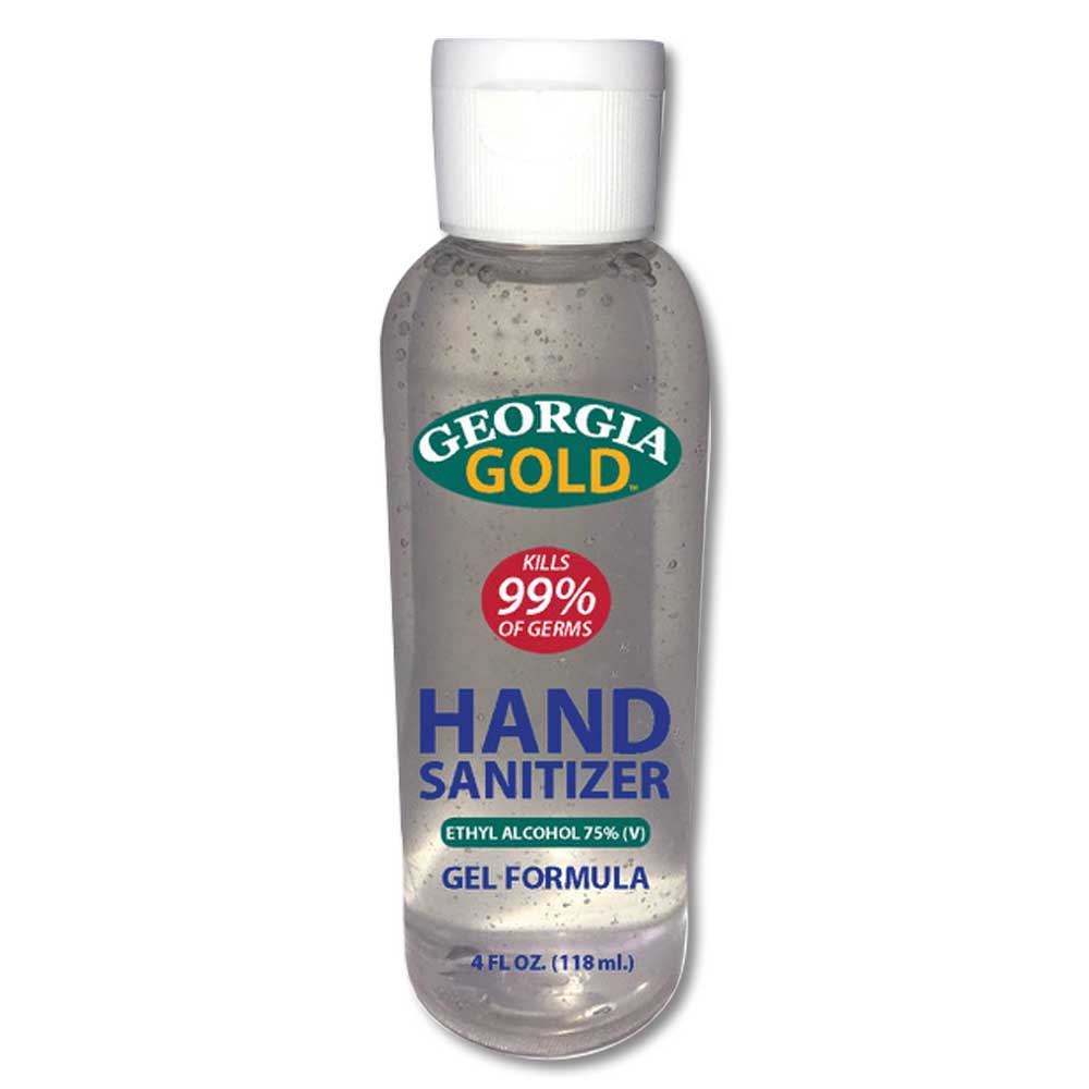 Georgia Gold Hand Sanitizer 4-oz Gel Bottle-Other-Kevin's Fine Outdoor Gear & Apparel