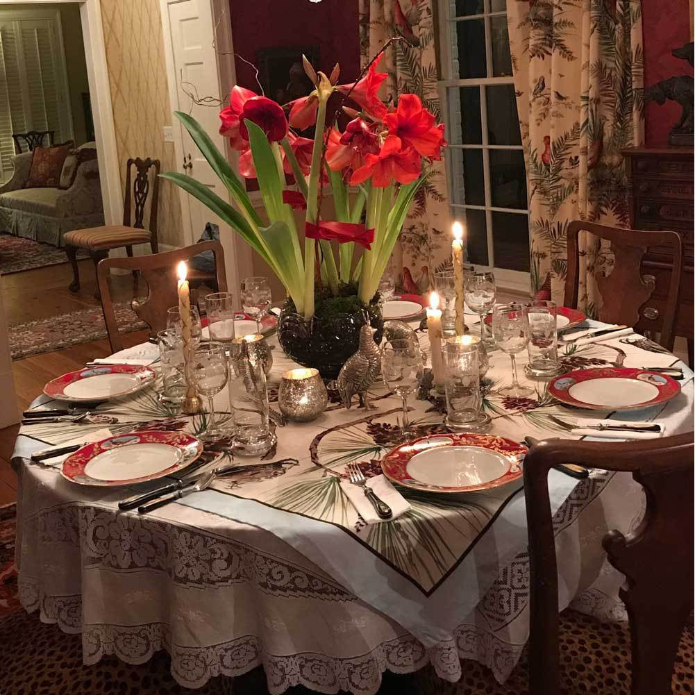 Kevin's Long Pine & Quail Table Cloth Kevin's Catalog Kevin's Fine