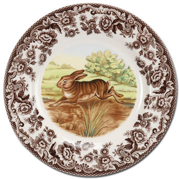Spode Woodland Rabbit 8" Salad Plate
