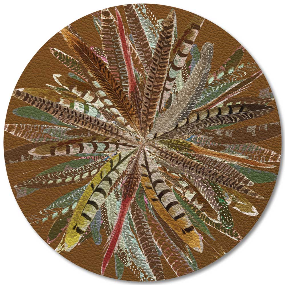 PHEASANT FEATHERS PLACEMATS-Lifestyle-BROWN-Kevin's Fine Outdoor Gear & Apparel