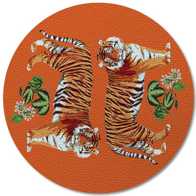 Tiger Seeing Double Placemats-HOME/GIFTWARE-Orangerie-Kevin's Fine Outdoor Gear & Apparel