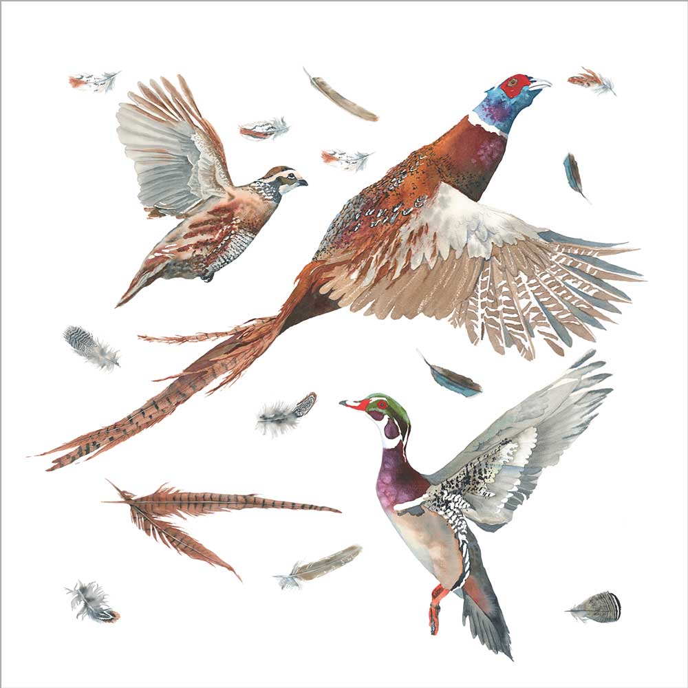 Kevin's Game Bird Tablecloth-Lifestyle-54" X 54"-Kevin's Fine Outdoor Gear & Apparel