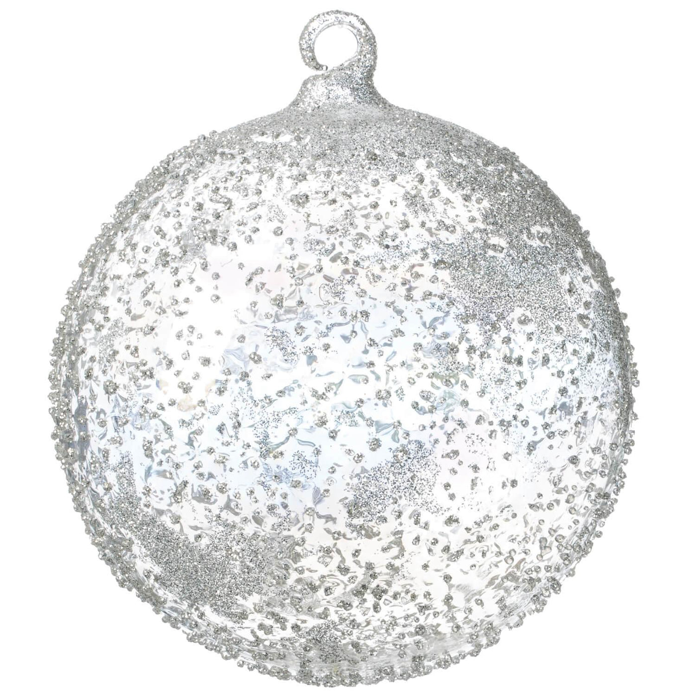 Textured Ball Ornament-HOME/GIFTWARE-Silver-Kevin's Fine Outdoor Gear & Apparel