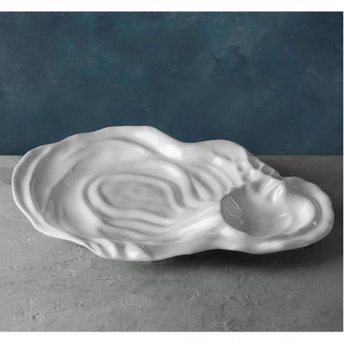 Vida Ocean Oyster Dip Tray-HOME/GIFTWARE-White-L-Kevin's Fine Outdoor Gear & Apparel