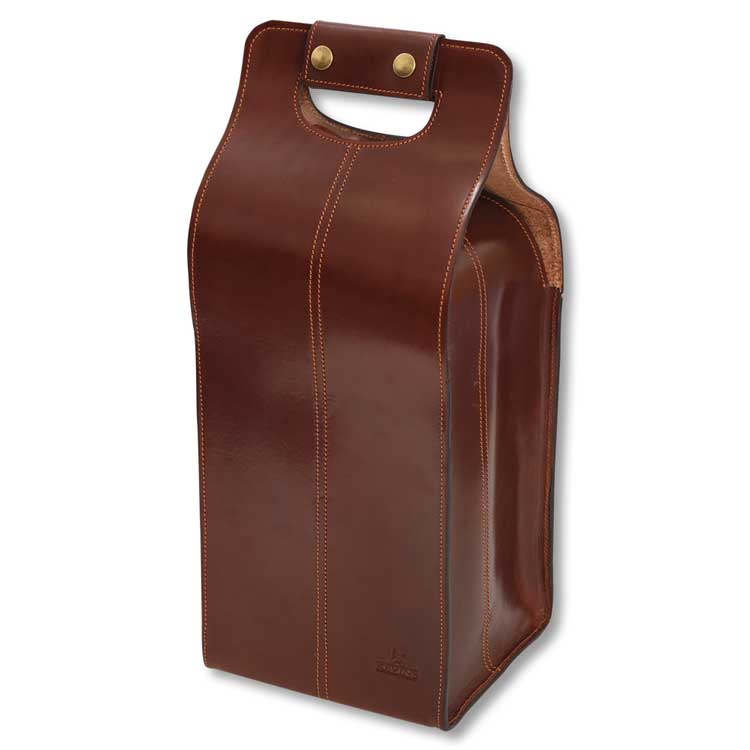 Kevin's Leather 4 Bottle Tote