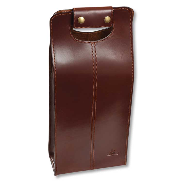 Kevin's Leather 2 Bottle Tote
