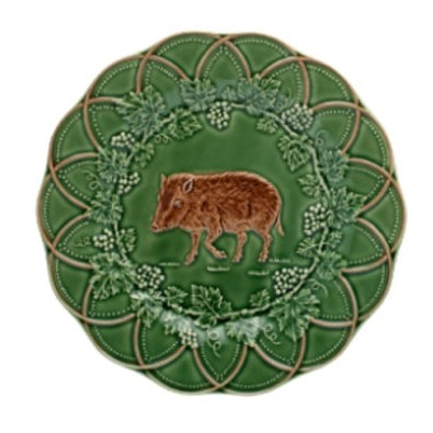 Bordallo Snack Plate-Lifestyle-Green/Brown Boar-Kevin's Fine Outdoor Gear & Apparel