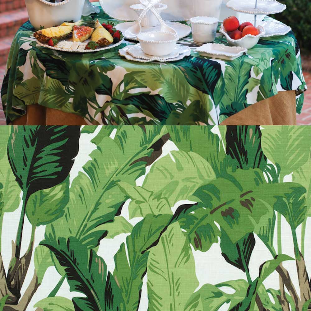 Thibaut Travelers Palm 54" Table Cloth-Home/Giftware-Kevin's Fine Outdoor Gear & Apparel