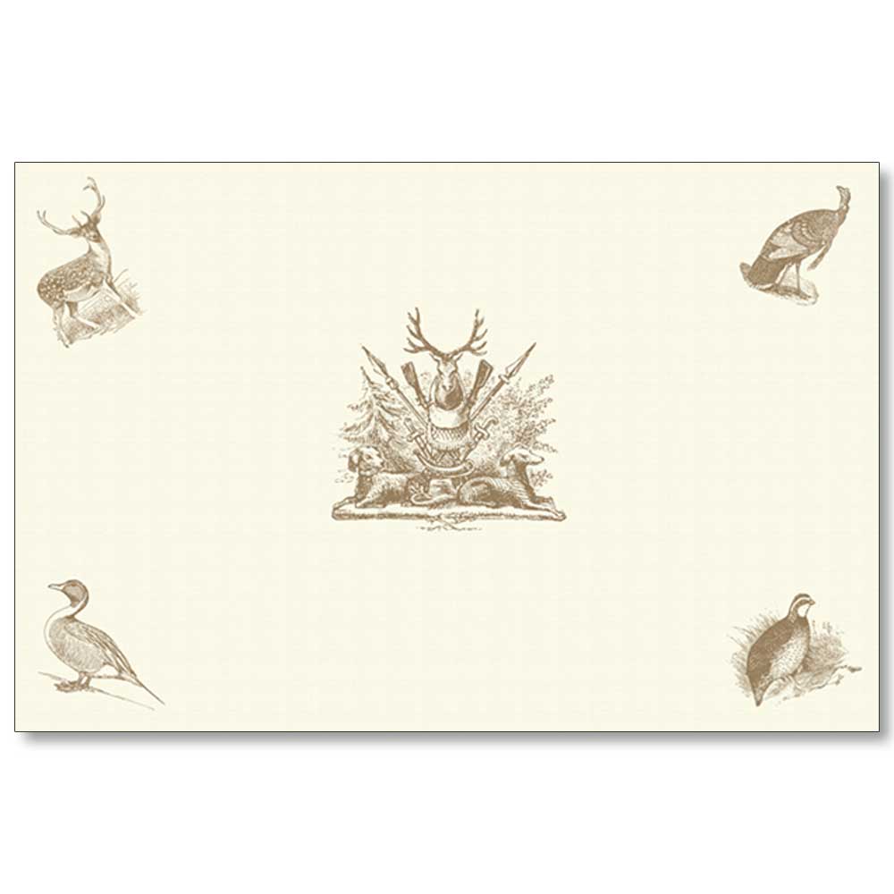 Kevin's Linen Placemats in Sporting Themes-HOME/GIFTWARE-Maison De Papier-HUNT TRILOGY-Kevin's Fine Outdoor Gear & Apparel