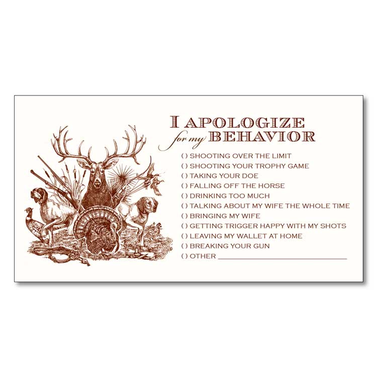 Kevin's Apology Notecard 10 Pack