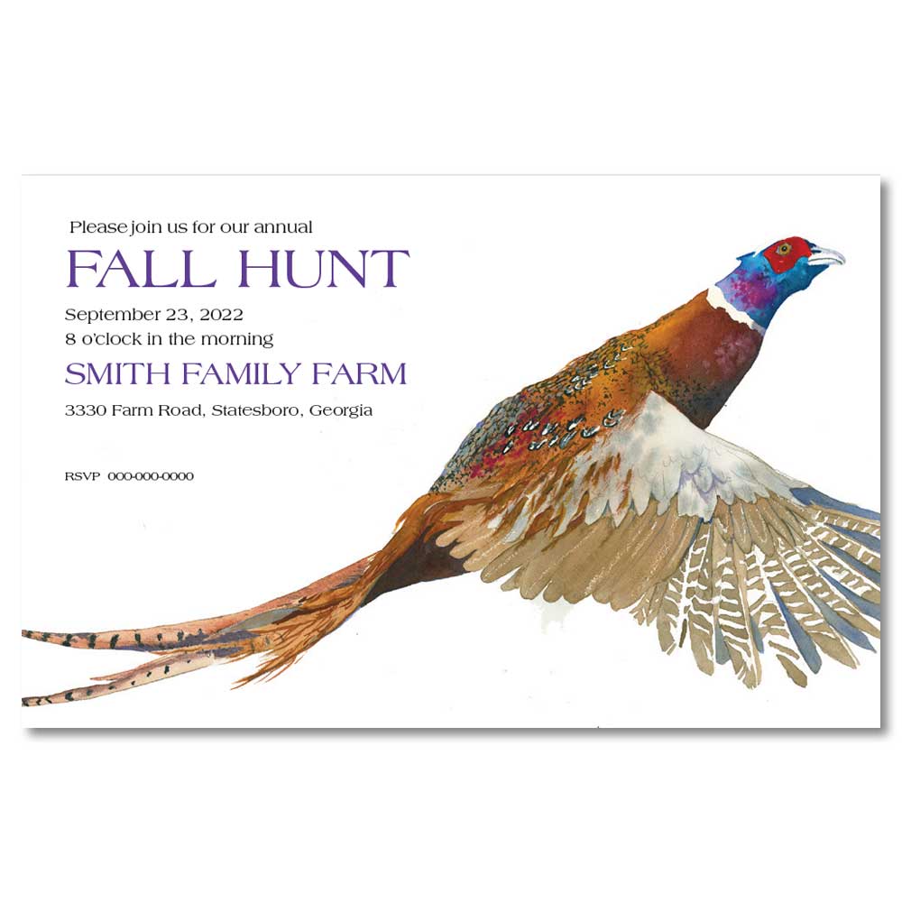 Kat McCall's Gamebird Flat Cards-Home/Giftware-Pheasant-Kevin's Fine Outdoor Gear & Apparel