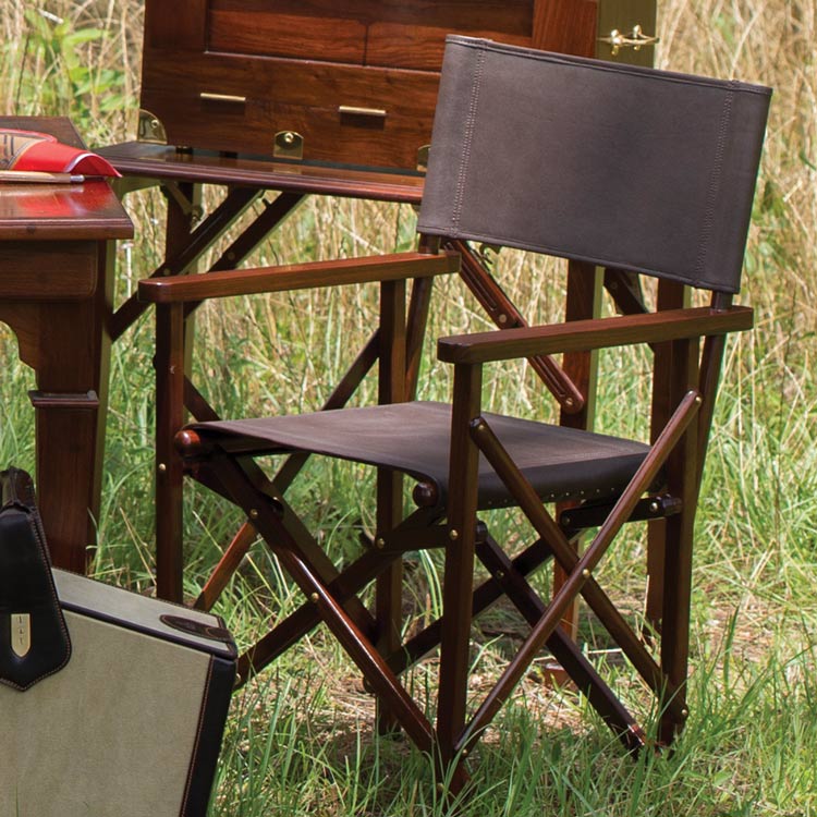 Campaign Folding Saloon Chair