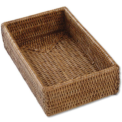 Wicker Guest Towel Basket