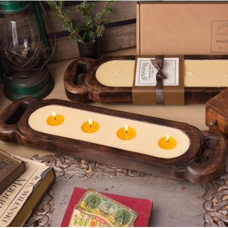 Wood Tray Candle