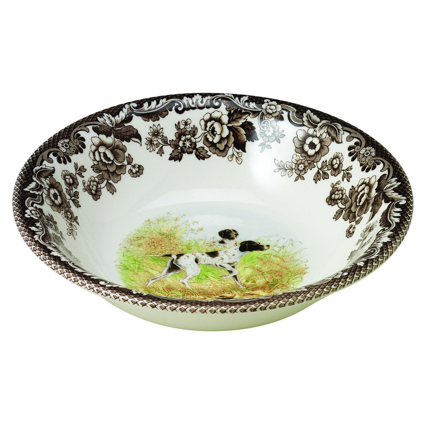 Spode Woodland Hunting Dog Collection 8" Cereal Bowl-HOME/GIFTWARE-POINTER-Kevin's Fine Outdoor Gear & Apparel