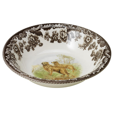 Spode Woodland Hunting Dog Collection 8" Cereal Bowl-HOME/GIFTWARE-GOLDENRETRIEVER-Kevin's Fine Outdoor Gear & Apparel