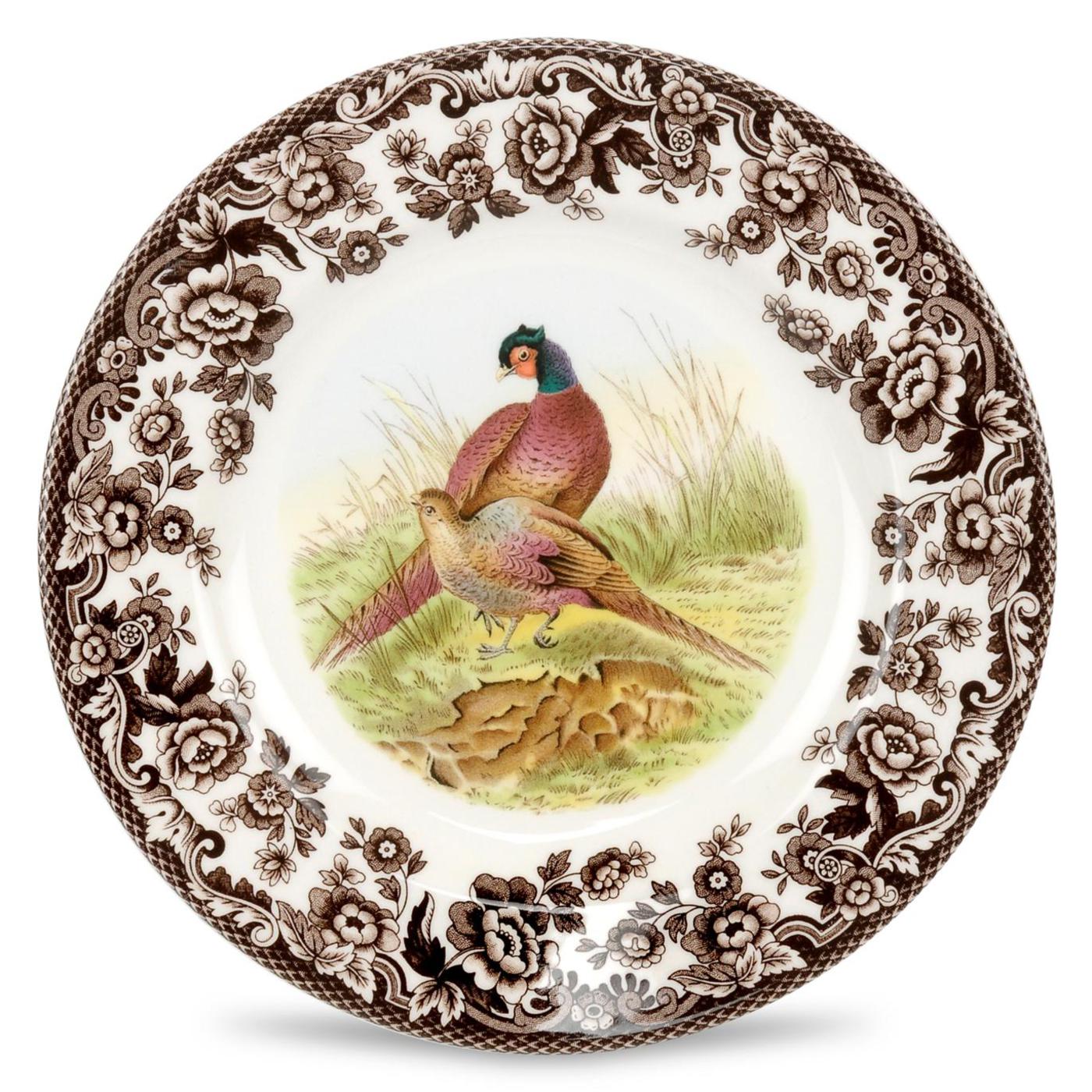 Spode Woodland Salad Plate-HOME/GIFTWARE-PHEASANT-Kevin's Fine Outdoor Gear & Apparel