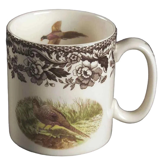 Spode Woodland 9 oz. Small Mug Individual-HOME/GIFTWARE-PHEASNT-RED GRS-Kevin's Fine Outdoor Gear & Apparel