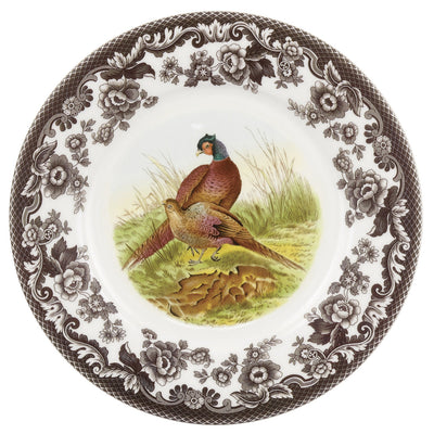 Spode Woodland Luncheon Plate-HOME/GIFTWARE-PHEASANT-Kevin's Fine Outdoor Gear & Apparel
