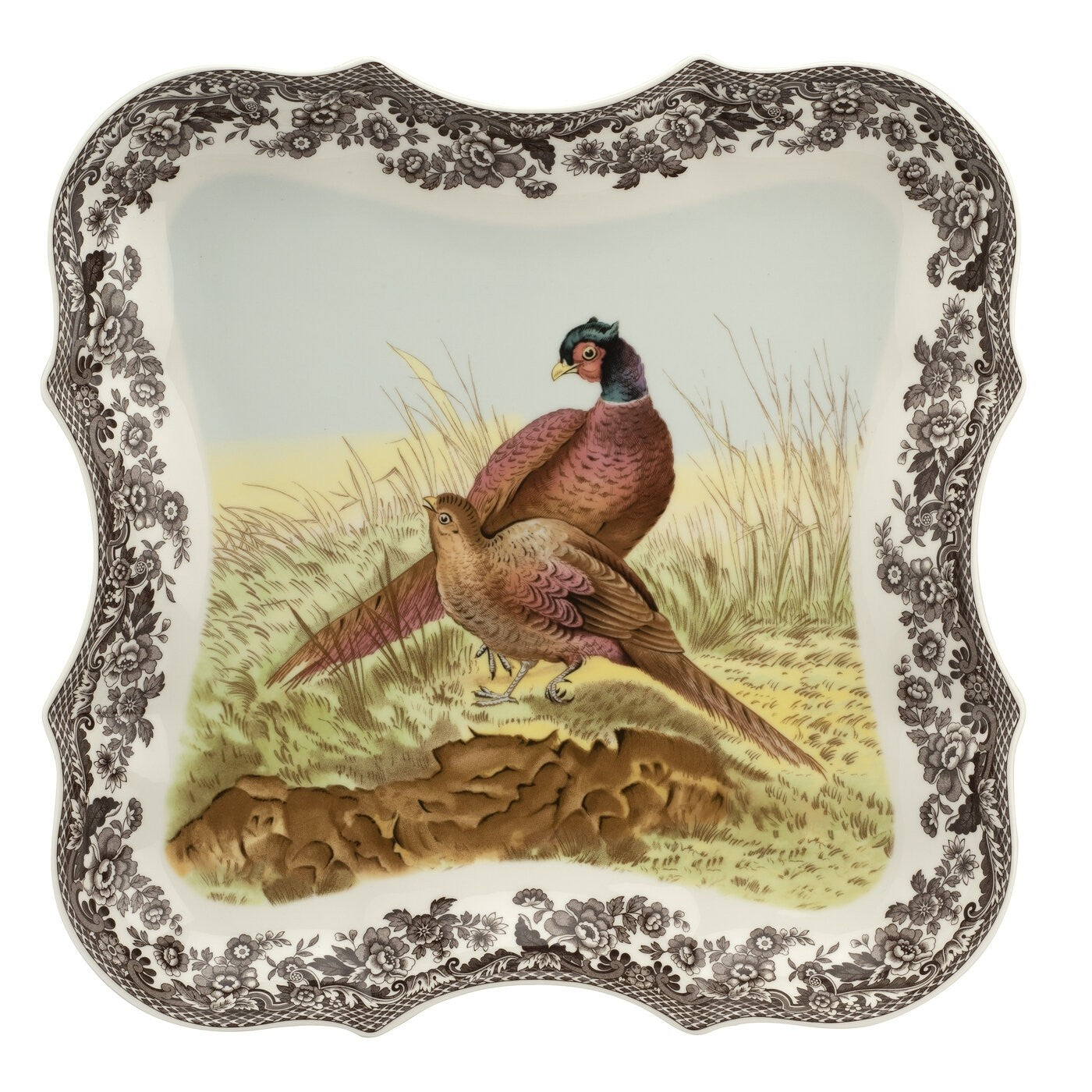 Spode Woodland Devonia Tray 14"-HOME/GIFTWARE-Pheasant-Kevin's Fine Outdoor Gear & Apparel