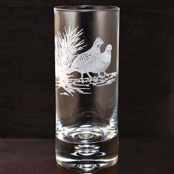 Kevin's Crystal Highball Glass 14 oz.-HOME/GIFTWARE-Evergreen Crystal , Inc.-BOB WHITE QUAIL-Kevin's Fine Outdoor Gear & Apparel