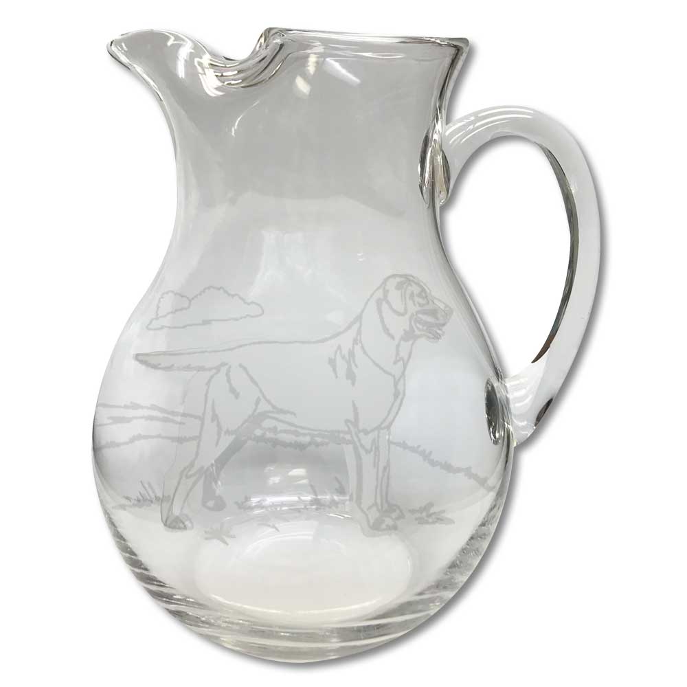 Kevin's Crystal 84 oz. Pitcher-HOME/GIFTWARE-BLACK LAB-Kevin's Fine Outdoor Gear & Apparel