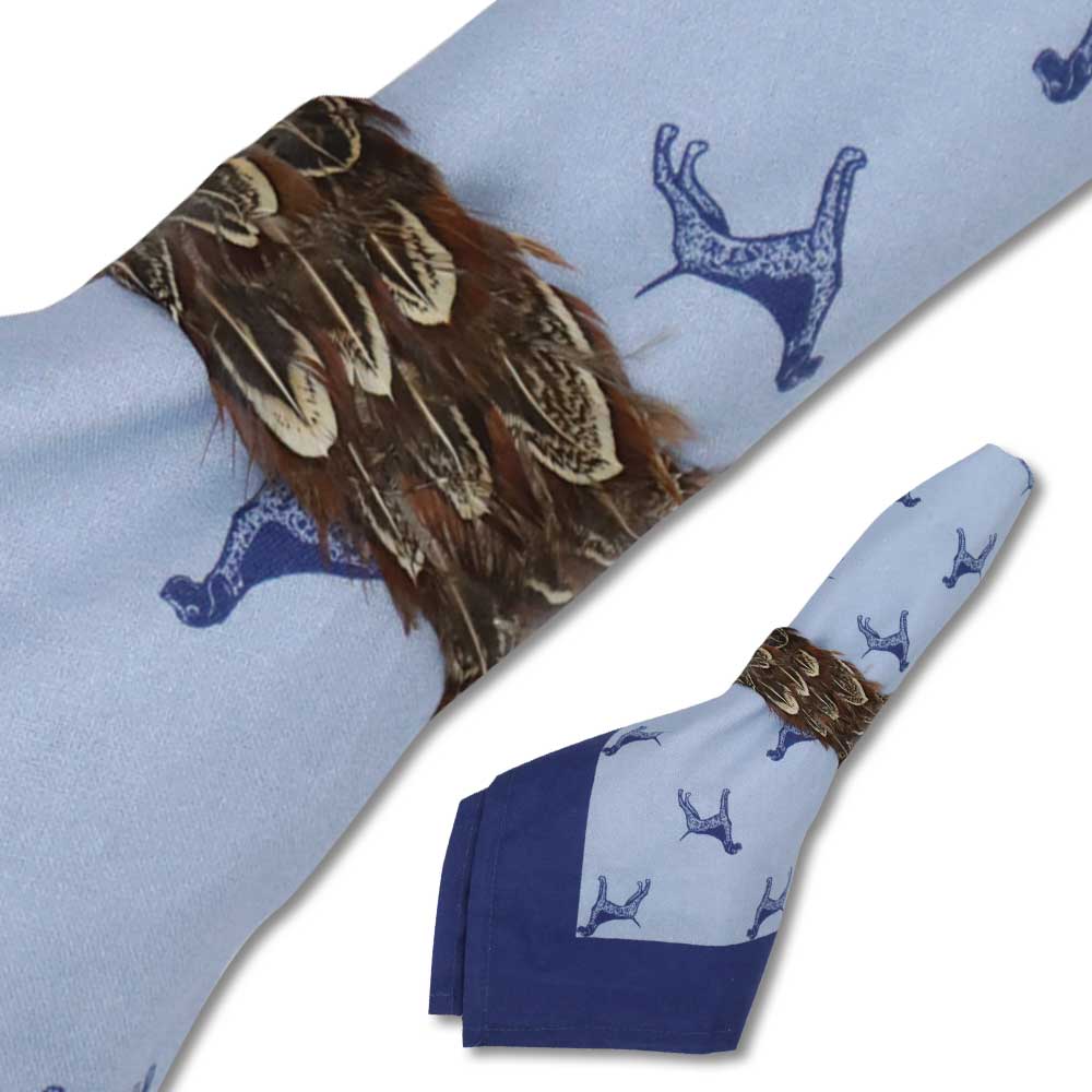 Kevin's Natural Pheasant Feather Napkin Ring-HOME/GIFTWARE-Kevin's Fine Outdoor Gear & Apparel