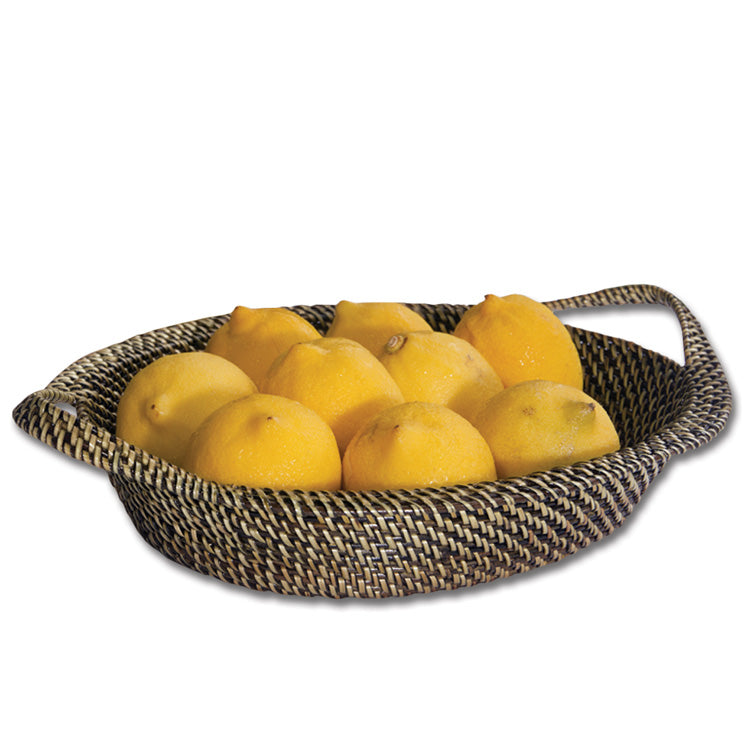 Oval Wicker Basket w/ Handles