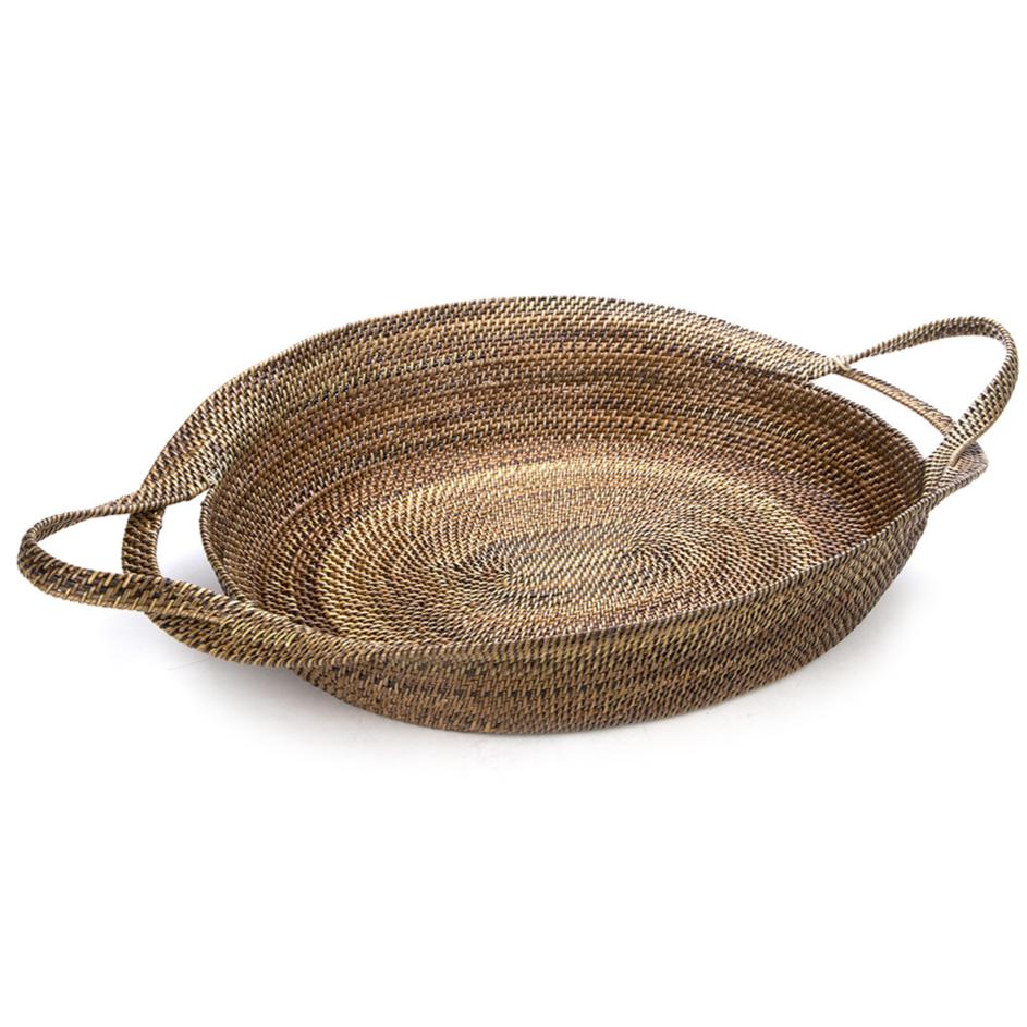 Oval Wicker Basket w/ Handles-HOME/GIFTWARE-L-Kevin's Fine Outdoor Gear & Apparel