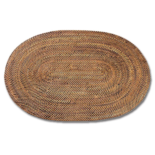 Oval Wicker Placemat 18" x 13"