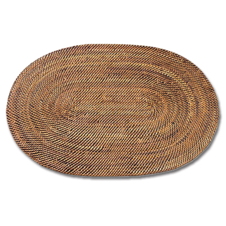 Oval Wicker Placemat 18" x 13"