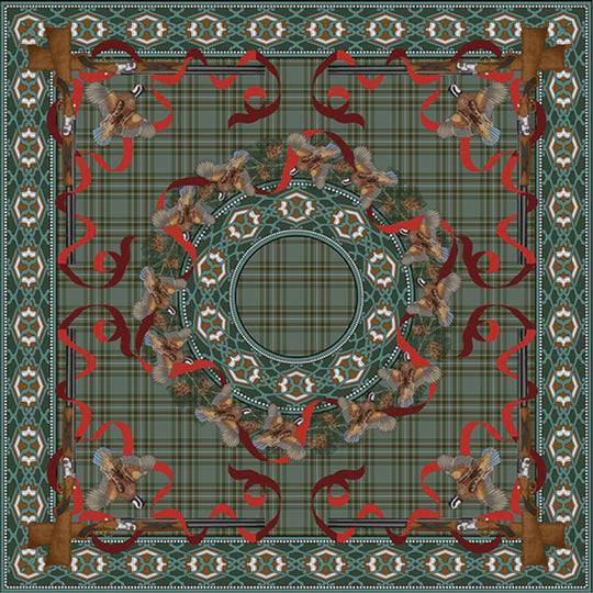 Kevin's Tartan Holiday Tablecloth-HOME/GIFTWARE-Kevin's Fine Outdoor Gear & Apparel-Holiday Tartan-Kevin's Fine Outdoor Gear & Apparel