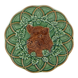 Bordallo Bread and Butter Plate-Lifestyle-Green/Brown Boar-Kevin's Fine Outdoor Gear & Apparel