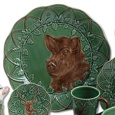 Bordallo Boar Platter-Lifestyle-Green/Brown Boar-Kevin's Fine Outdoor Gear & Apparel