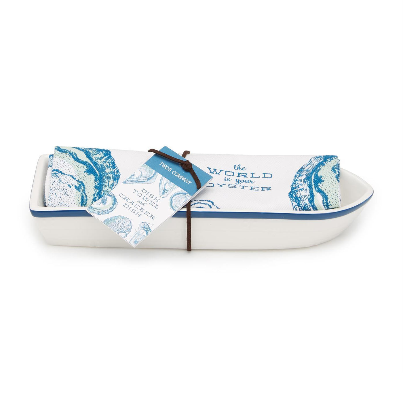 Oyster Dish Towel & Bowl Set-HOME/GIFTWARE-Kevin's Fine Outdoor Gear & Apparel