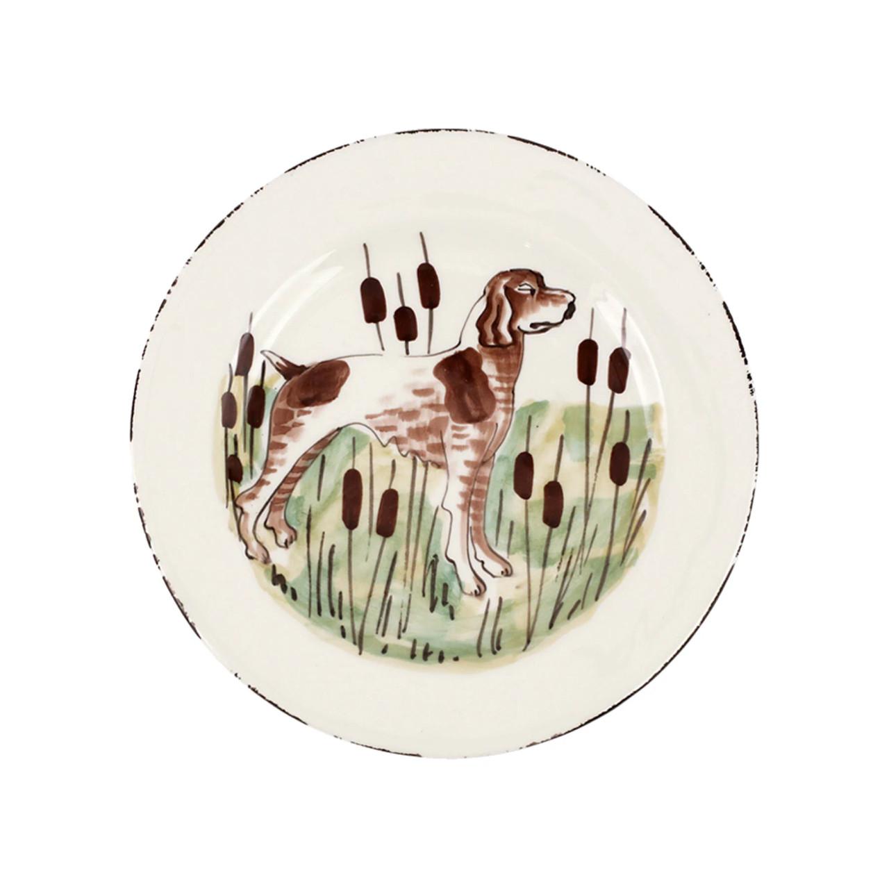 Vietri Wildlife Dinner Plate-Home/Giftware-SPANIEL-Kevin's Fine Outdoor Gear & Apparel