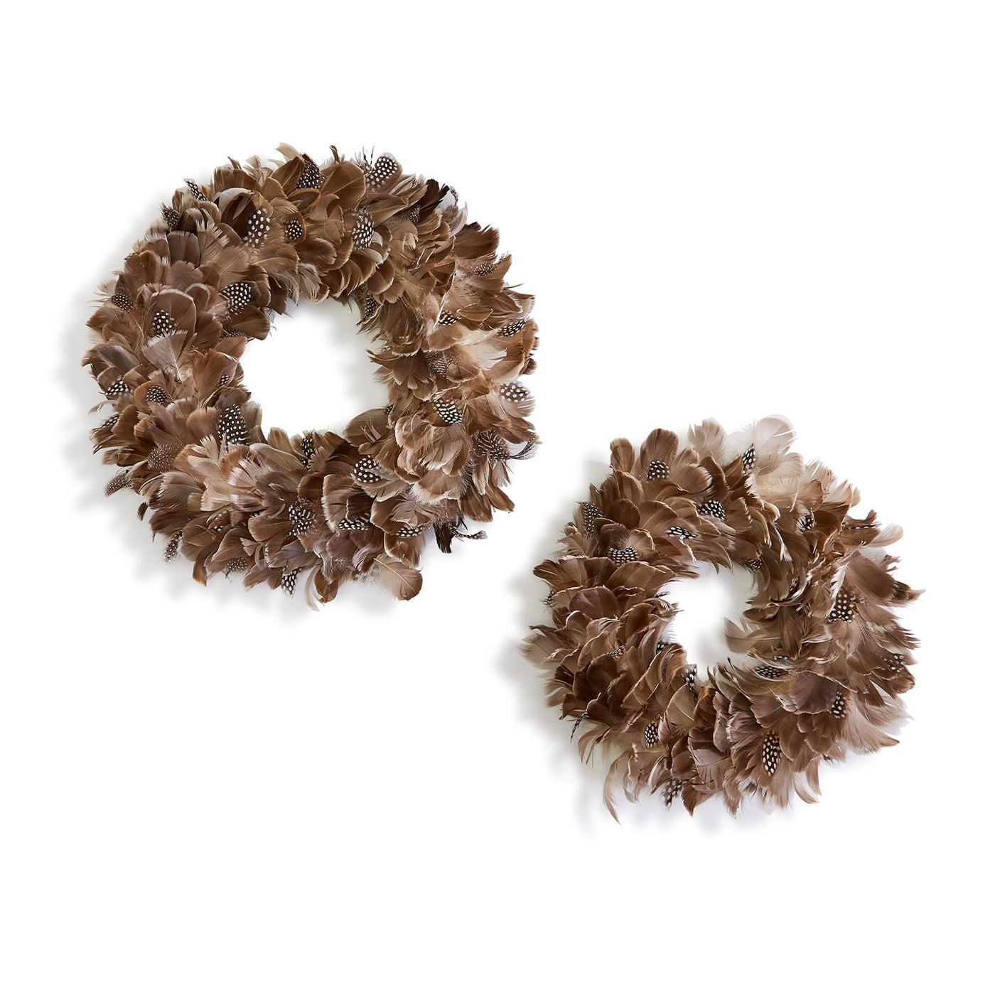 Feather Wreaths (Set of 2)-HOME/GIFTWARE-Kevin's Fine Outdoor Gear & Apparel