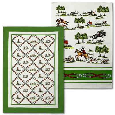 C.E Corey Tea Towel Set Of 2-HOME/GIFTWARE-THE CHASE-Kevin's Fine Outdoor Gear & Apparel