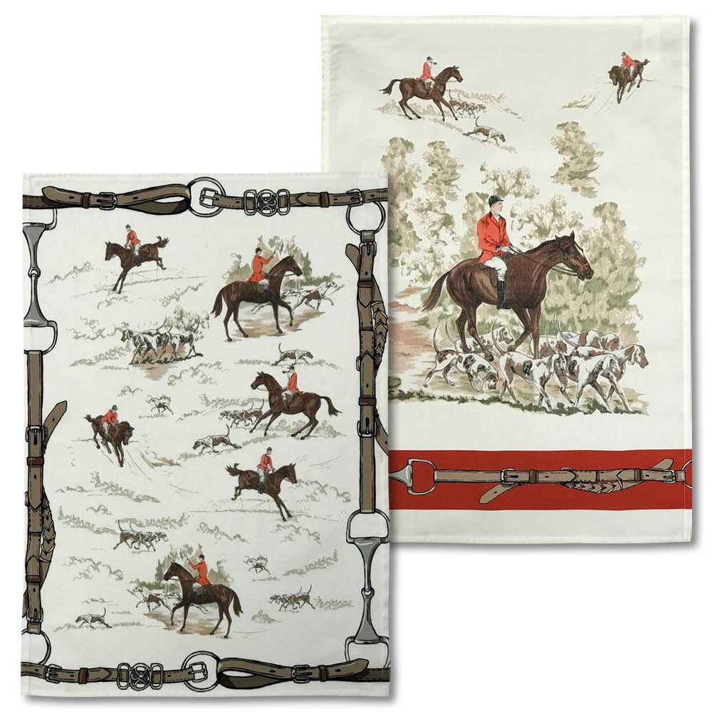C.E Corey Tea Towel Set Of 2-HOME/GIFTWARE-THE MORNING HUNT-Kevin's Fine Outdoor Gear & Apparel